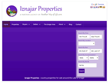 Tablet Screenshot of iznajarproperties.com